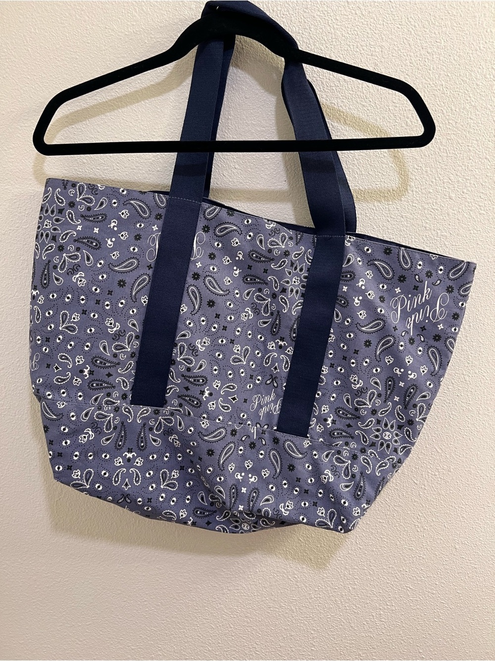PINK Victoria's Secret Reversible Canvas Tote Bag